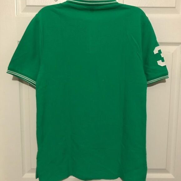 POLO by Ralph Lauren Green Polo Shirt Sz XL 18-20 NWT - Picture 4 of 5